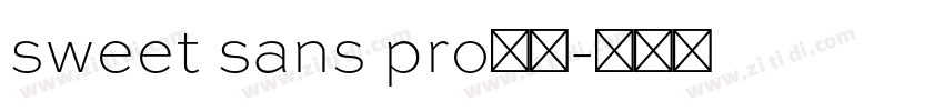 sweet sans pro字体字体转换